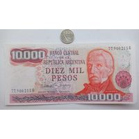 Werty71 Аргентина  10000 Песо 1982 - 1983 UNC банкнота
