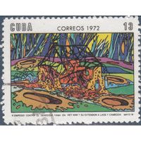 Куба-1972. Mi#1771. Война во Вьетнаме (гаш.)