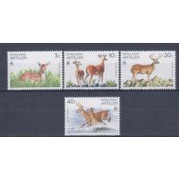 [2495] Нидерландские Антиллы 1992. Фауна.Олень.WWF. MNH