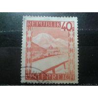 Австрия 1947 Стандарт, ландшафт 40 грошей