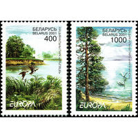 Национальные парки Беларуси. EUROPA Беларусь 2001 год (421-422) серия из 2-х марок