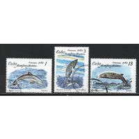 Морские животные Куба 1980 3 марки