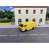 Микроавтобус Volkswagen LT Deutsche Post. Масштаб НО 1:87.