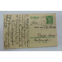 Почтовая карточка 1925 г. Германия.