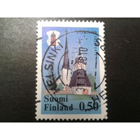 Финляндия 1971 кирха, герб г. Торнио