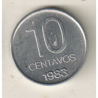 Аргентина 10 сентаво 1983