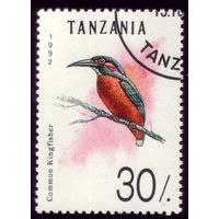 1 марка 1992 год Танзания Птица 1319