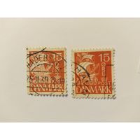 Дания 1933-37 2м парусники