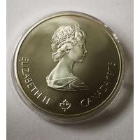 5 долларов 1976 г. - Канада -  Олимпиада в Монреале - БОКС - серебро 925  СТАРТ 5 руб!!!