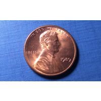 1 цент 1989. США.