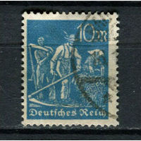Рейх (Веймарская республика) - 1922/1923 - Косари 10 M - [Mi.239] - 1 марка. Гашеная.  (Лот 53BF)