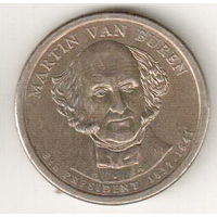 США доллар 2008 8 президент М.Ван Бюрен двор D