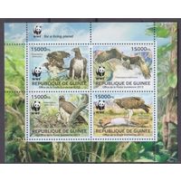 2013 Гвинея 9865-9868KL WWF / Птицы 24,00 евро