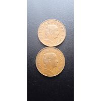 Мексика 5 сентаво 1973 г. - 2 монеты одним лотом
