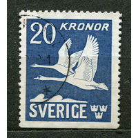 Фауна. Лебеди. Швеция. 1942. Полная серия 1 марка