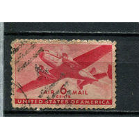 США - 1941 - Авиация - [Mi. 500A] - полная серия - 1 марка. Гашеная.  (Лот 38BY)