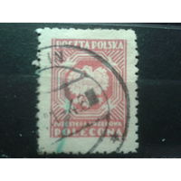 Польша 1946 Служебная марка, герб