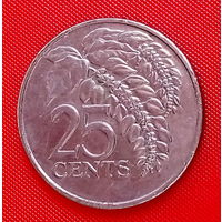 36-04 Тринидад и Тобаго, 25 центов 2005 г.
