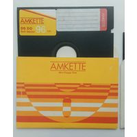 Дискета 5,25"  Amkette DS DD soft sector