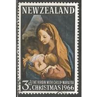 Новая Зеландия. Рождество. 1966г. Mi#453.