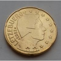 20 евроцентов, Люксембург 2002 г., AU