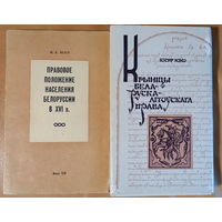 И.Юхо "Правовое положение населения Беларуси в XVI веке", Мн., 1978, тираж. 1000 экз., І.Юхо "Крыніцы беларуска-літоўскага права" Мн., 1991, наклад 2000 асобнікаў