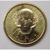 США.1 доллар 2008 Президент 8 Мартин Ван Бюрен Двор уточняйте