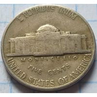 США 5 центов, 1947     D         ( 3-4-2 )