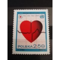 Польша 1972 год Медицина. Кардиология Месяц здорового сердца