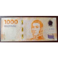 1000 песо 2023 года - Аргентина - UNC
