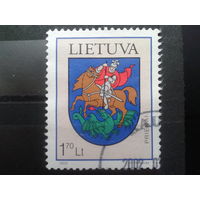Литва 2002 Герб г. Пренай Михель-1,5 евро гаш концевая
