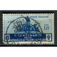 Королевство Италия - 1934 - Чернорубашечники - милиция 1,25L - [Mi.501] - 1 марка. Гашеная.  (Лот 47EN)-T5P3