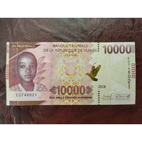 10000 франков Гвинея 2018 г.