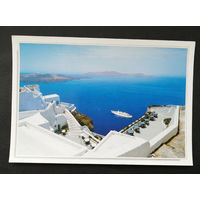 Греция. Виды городов. Чистая открытка #0056-V2P28