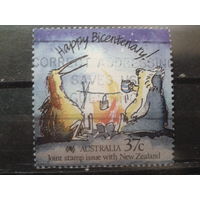 Австралия 1988 200 лет колонизации Австралии, совм. выпуск с Новой Зеландией