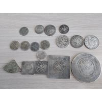Коллекция. Редкие царские монеты 17 штук (копии).