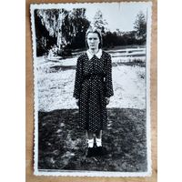 Фото девушки. 1950-е.9х12 см.