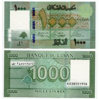 Ливан. 1000 ливров (образца 2016 года, P90c, UNC)