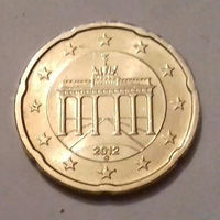 20 евроцентов, Германия 2012 G, AU