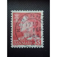Дания. Стандарт. 1963г. гашеная