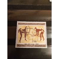 1967 Алжир искусство дорогая марка прошедшая почту не спец гашение крайне редко встречается (4-8)