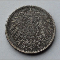 Германия - Германская империя 5 пфеннигов. 1919. A