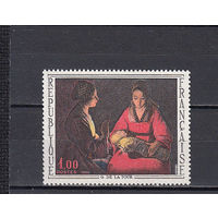 Живопись. Франция. 1966. 1 марка. Michel N 1552 (0,5 е).