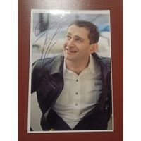 Автограф на фото актера Константина Хабенского.