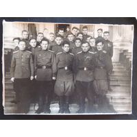 Фото "Выпуск военной школы штурманов", конец 1940-х гг.