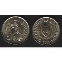 Кипр km53.3 1 цент 2003 год (f