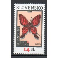 ЕВРОПА Искусство плаката Словакия 2003 год серия из 1 марки