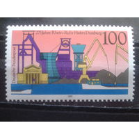 Германия 1991 порт на Рейне** Михель-1,9 евро