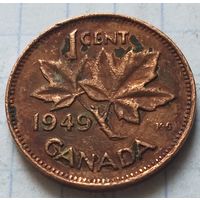 Канада 1 цент, 1949      ( 1-3-4 )