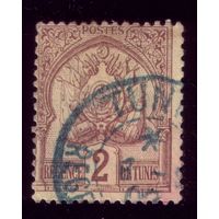 1 марка 1888 год Тунис 10